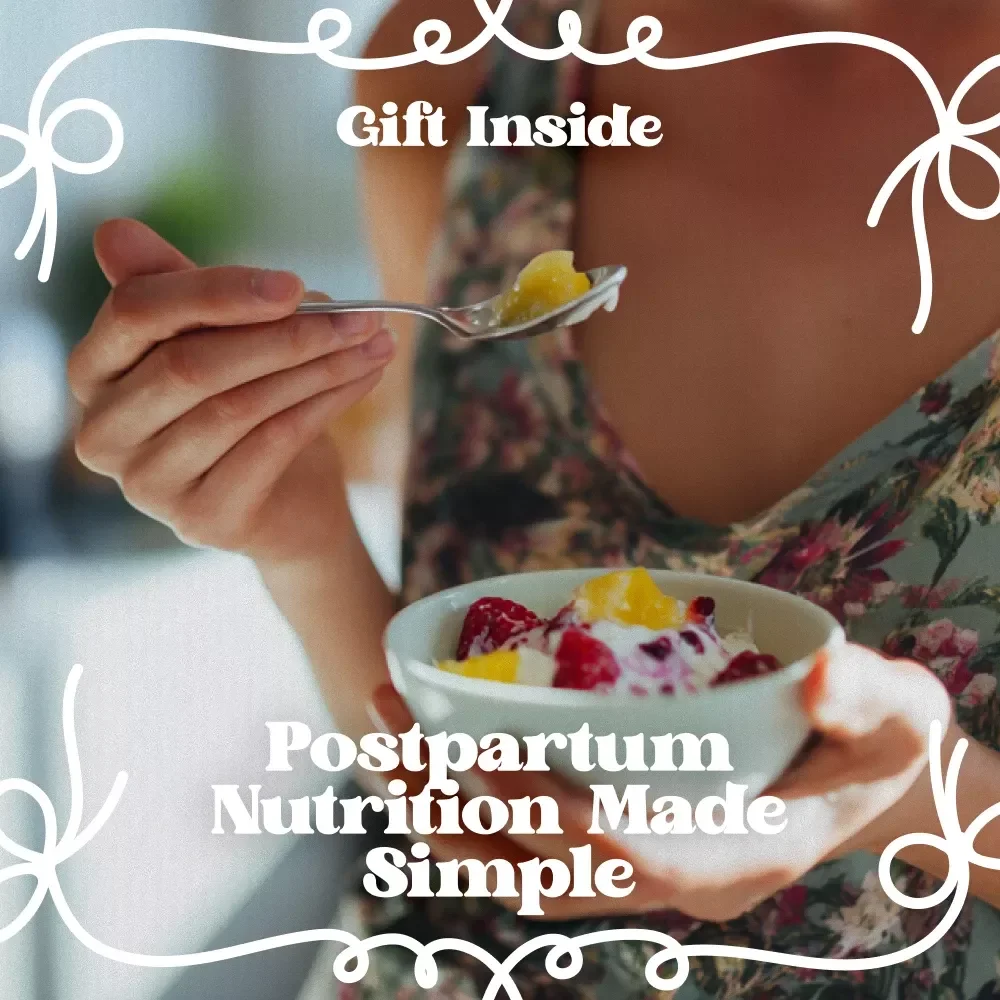 Postpartum Nutrition Made Simple | Practical Post-Birth Recovery & Wellness eBook | Easy Postpartum Nutrition Guidance for New Moms