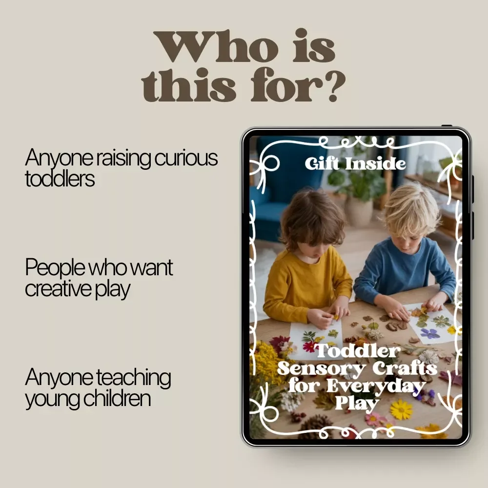 Toddler Sensory Crafts for Everyday Play: Fun & Engaging Toddler Sensory Crafts eBook for Home or Classroom