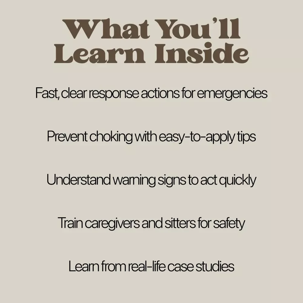 Toddler Choking Emergency Guide: The Essential eBook for Parents and Caregivers