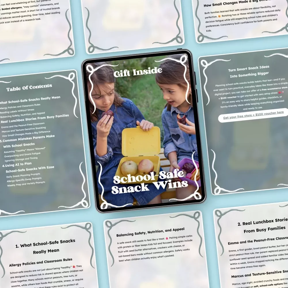 School-Safe Snack Wins | Smart Lunchbox Guide for Busy Parents | Easy school safe snack ideas