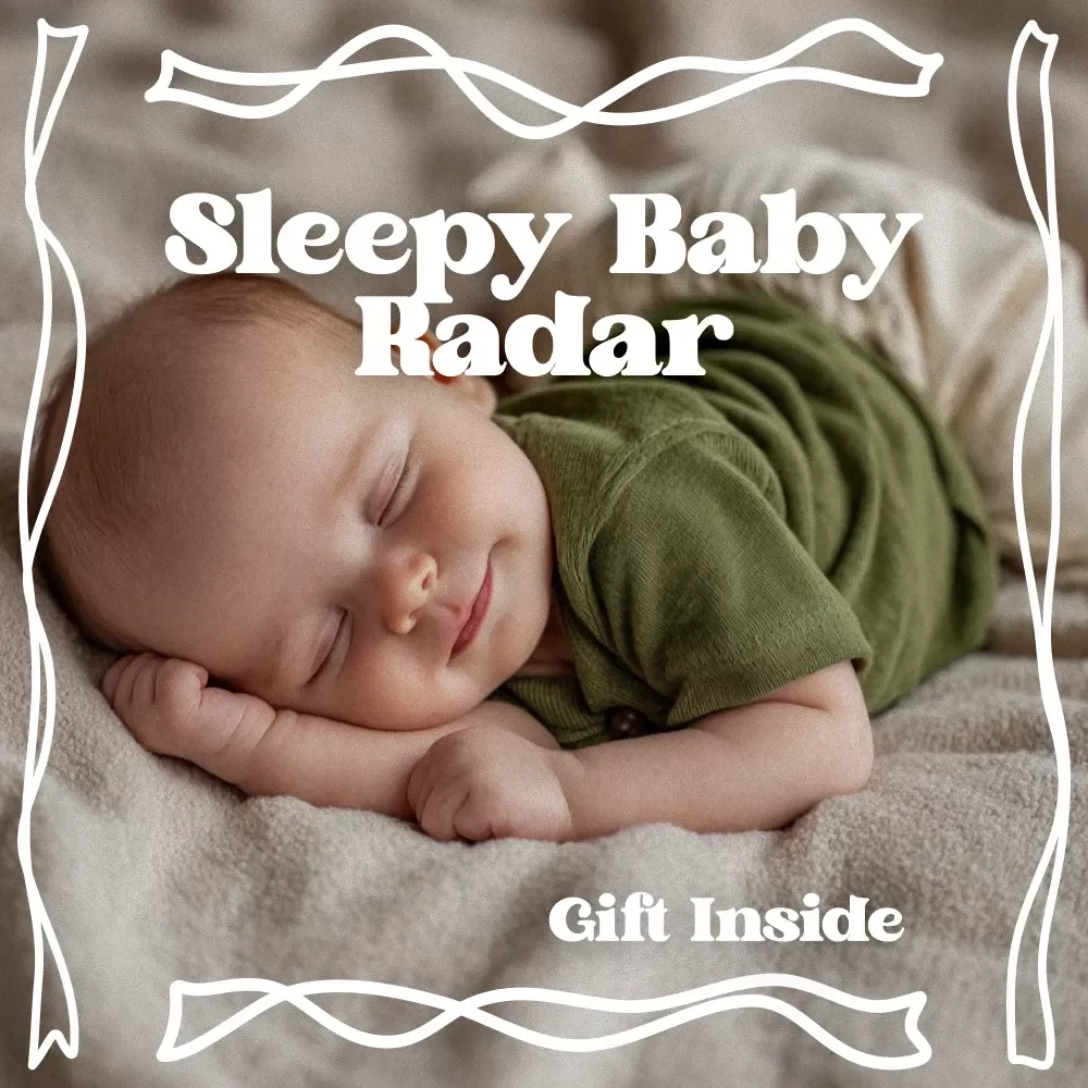 Sleepy Baby Radar – Baby Sleep Cues Checklist for New Parents, Digital Download Baby Sleep Guide, Printable Nap & Bedtime Routine Tool