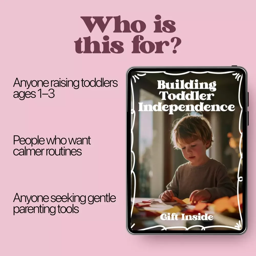 Building Toddler Independence – A Practical Parenting Guide | How to Build Toddler Independence with Confidence (Digital Download)