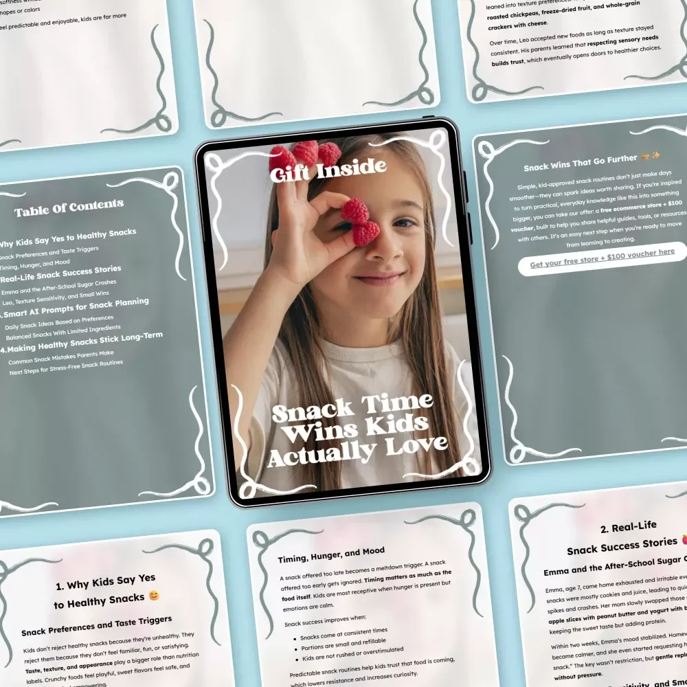 Snack Time Wins Kids Actually Love – Healthy Snacks Kids Like Guide for Parents, Stress-Free Snack Planning & Smart Ideas