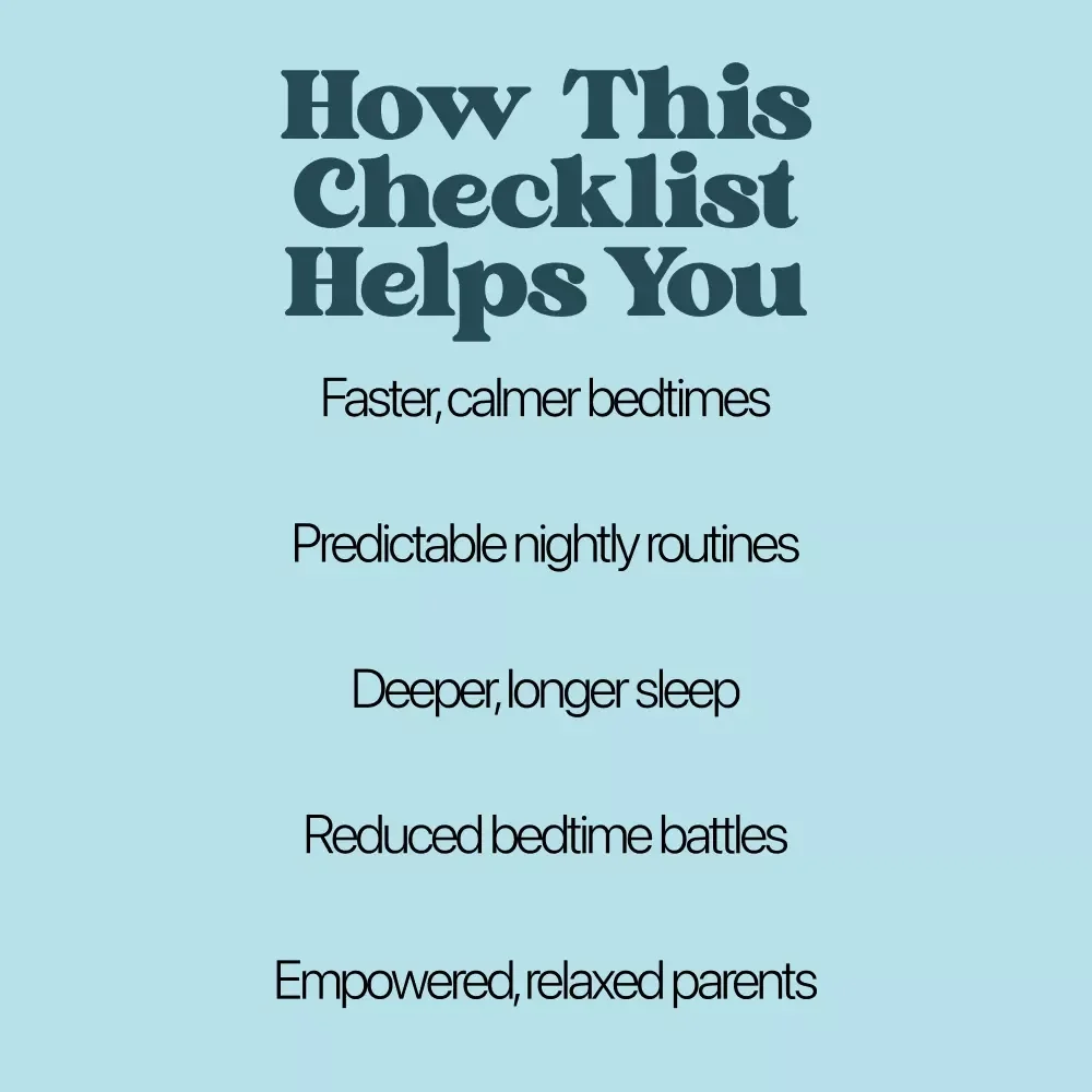 Sleepy Magic – Kids Bedtime Routine Checklist with Calming Tips for Peaceful Nights | Printable Digital Download