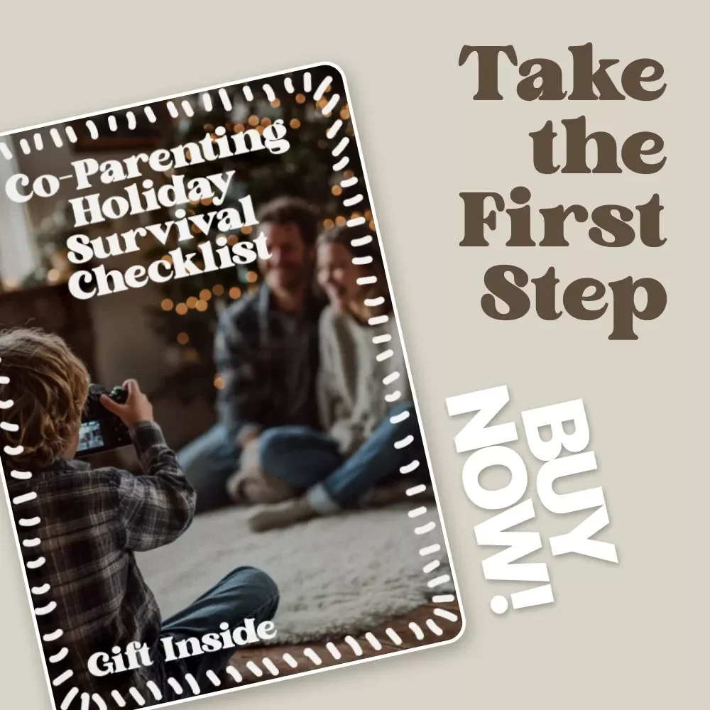 Co-Parenting Holiday Survival Checklist | Stress-Free Co-Parenting Holiday Planning | Digital Download Checklist