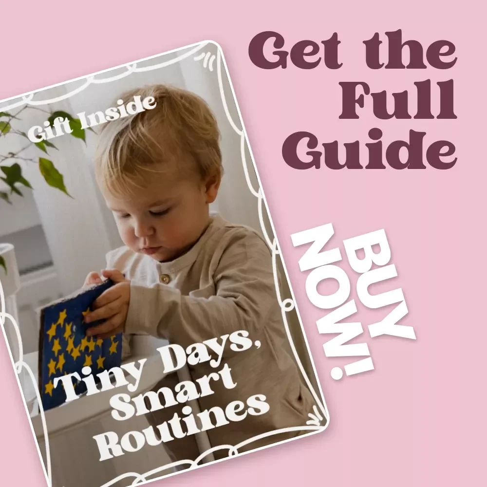 Tiny Days, Smart Routines – AI Toddler Routine Planner eBook for Calm Days, Better Sleep & Happy Transitions | Digital Download