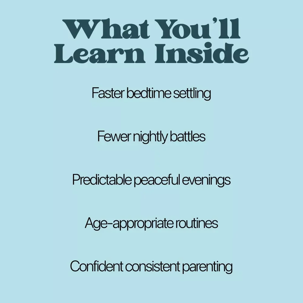 Peaceful Nights, Happy Kids – Practical Ebook with Kids Bedtime Routine Ideas for Calm Evenings & Better Sleep