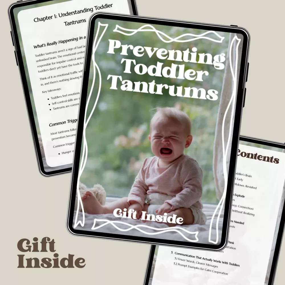 Preventing Toddler Tantrums – Practical Parenting Guide for Emotional Regulation, Calm Routines & Toddler Behavior Support | Digital Download
