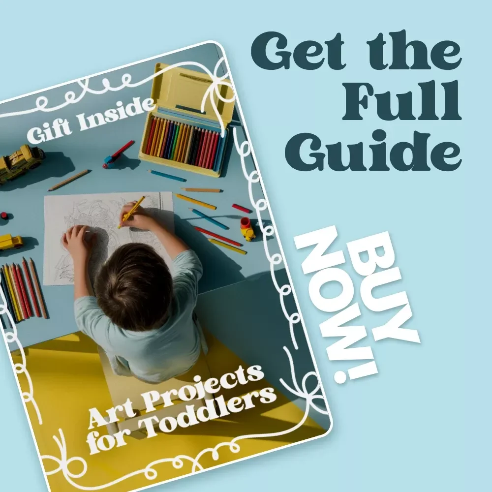 Art Projects for Toddlers – Printable Toddler Art Guide, Creative Activities eBook, Easy & Safe Art Ideas for Ages 1–4, Digital Download for Parents & Educators
