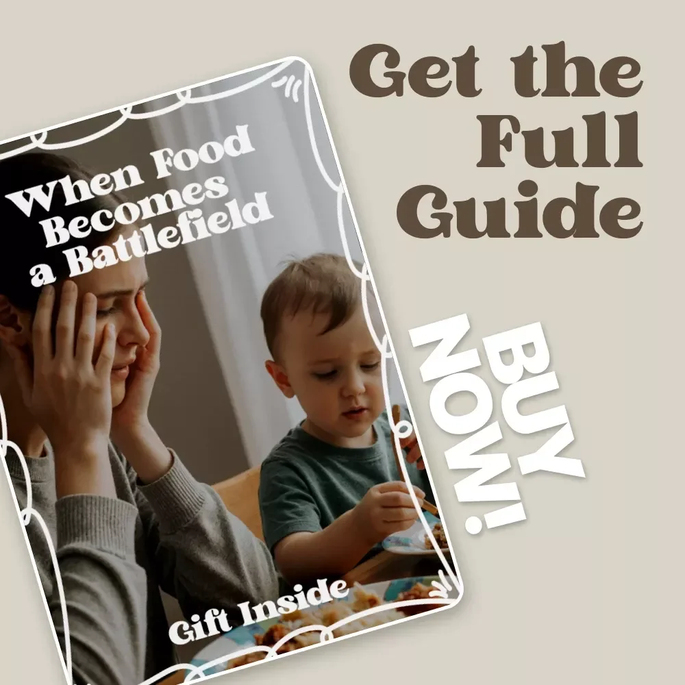 When Food Becomes a Battlefield – Ebook for Picky Eating Stress for Parents | Calm Mealtimes, Family Food Peace Guide