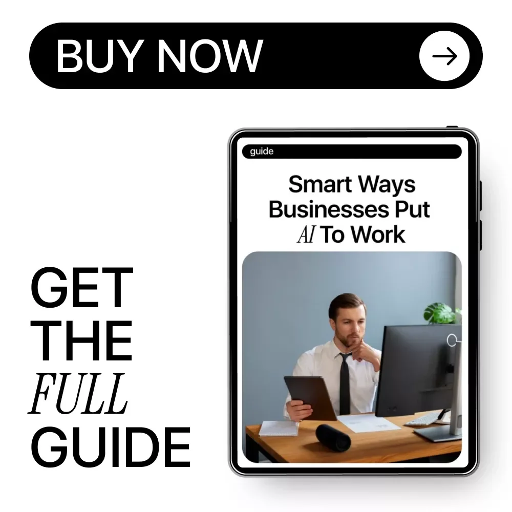 Smart Ways Businesses Put AI to Work – AI Use Cases for Business Guide, Digital Download, Automation Playbook for Teams, Small Business AI Strategy