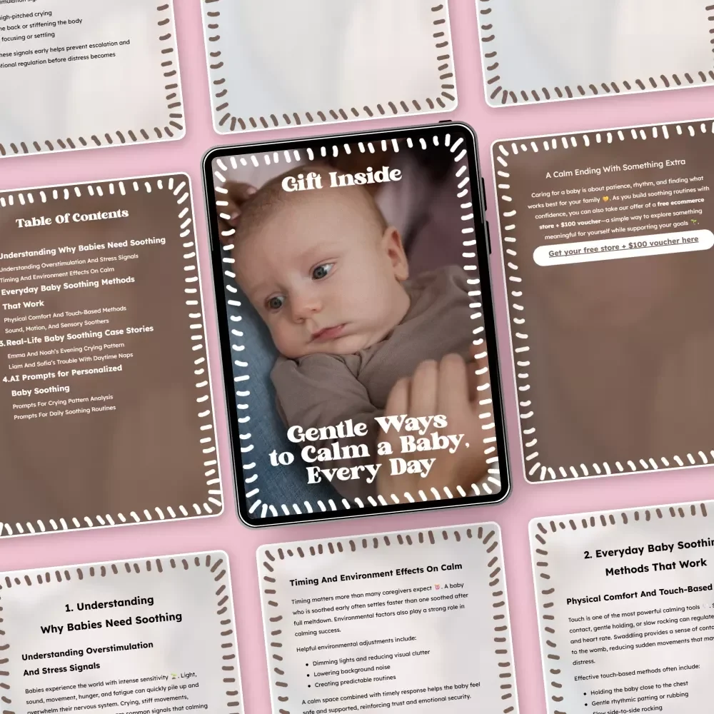 Gentle Ways to Calm a Baby, Every Day – Practical Baby Soothing Methods Guide for Peaceful Days & Restful Nights