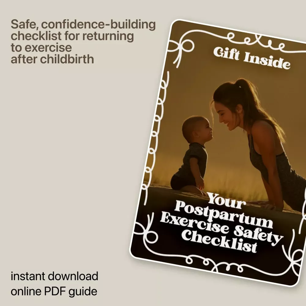 Your Postpartum Exercise Safety Checklist – Essential Postpartum Exercise Safety Tips for New Moms
