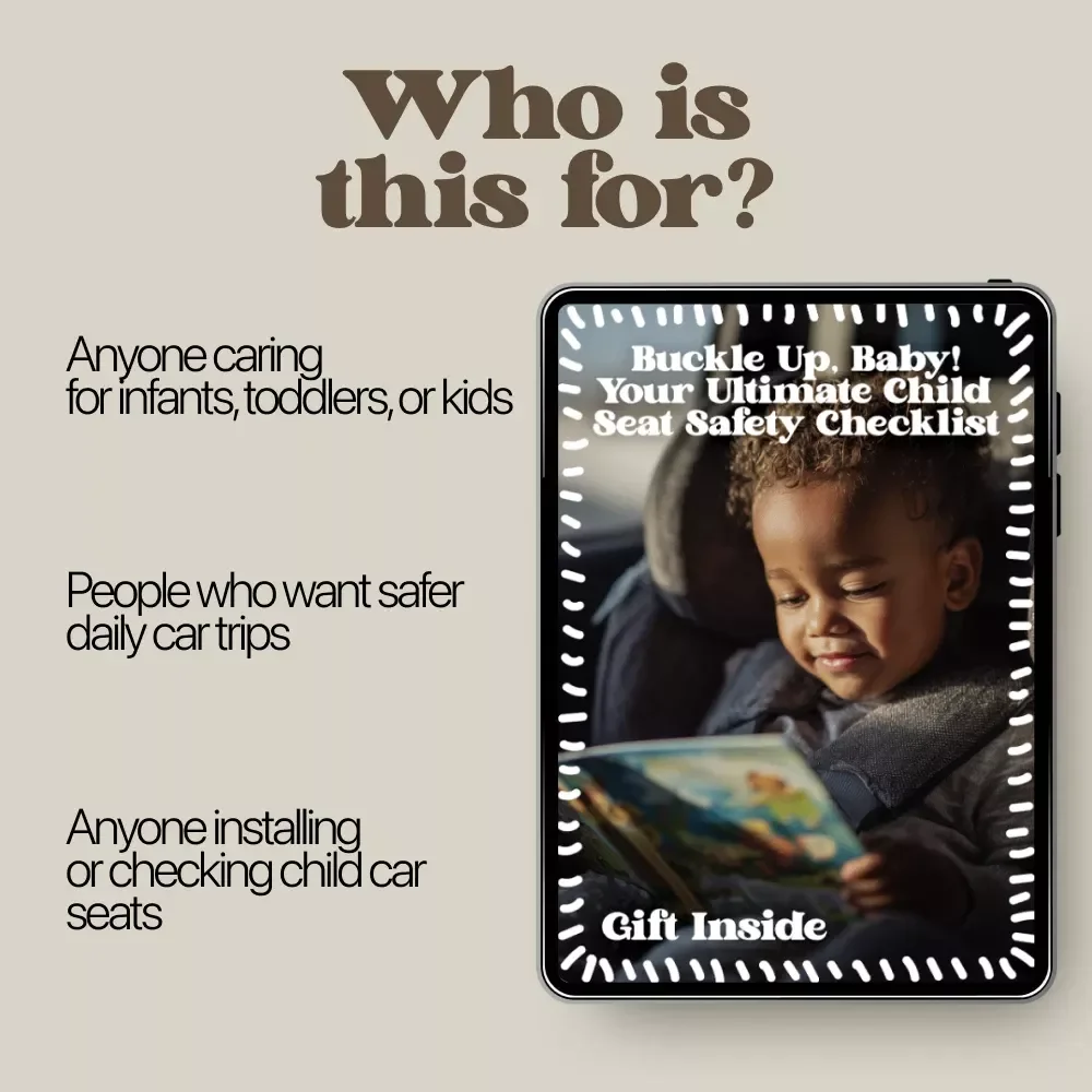 Buckle Up, Baby! Your Ultimate Child Seat Safety Checklist | Easy Digital Download | Must-Have Child Seat Safety Tips for Parents