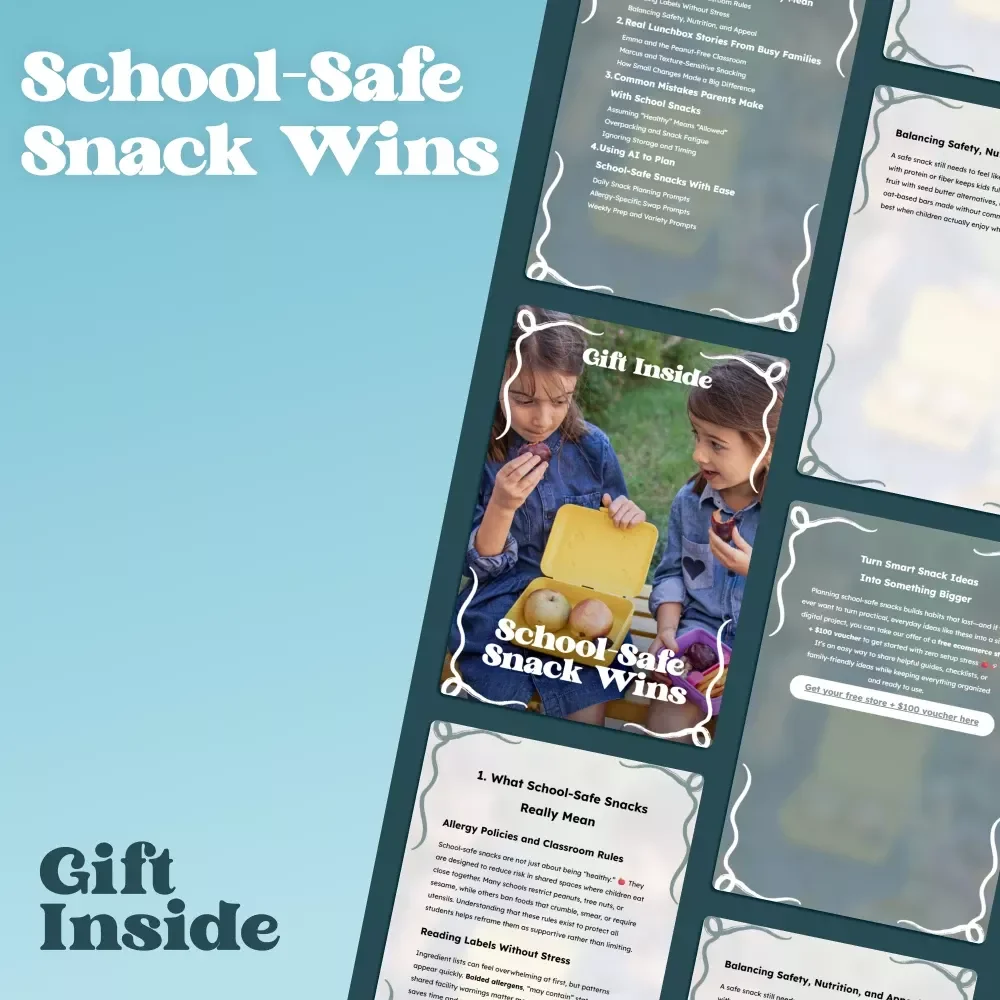 School-Safe Snack Wins | Smart Lunchbox Guide for Busy Parents | Easy school safe snack ideas