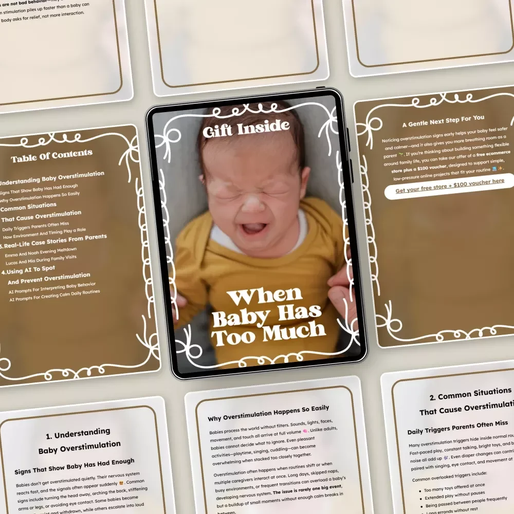 When Baby Has Too Much – Practical Guide to Baby Overstimulation Signs, Calm Routines, and Understanding Infant Behavior for New Parents