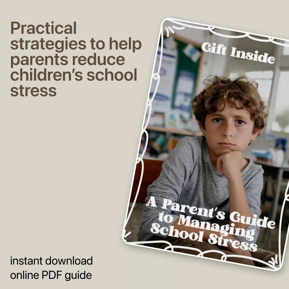 A Parent’s Guide to Managing School Stress – Practical Ebook for Parents on how to manage school stress in kids, Routines, Tools & Emotional Support