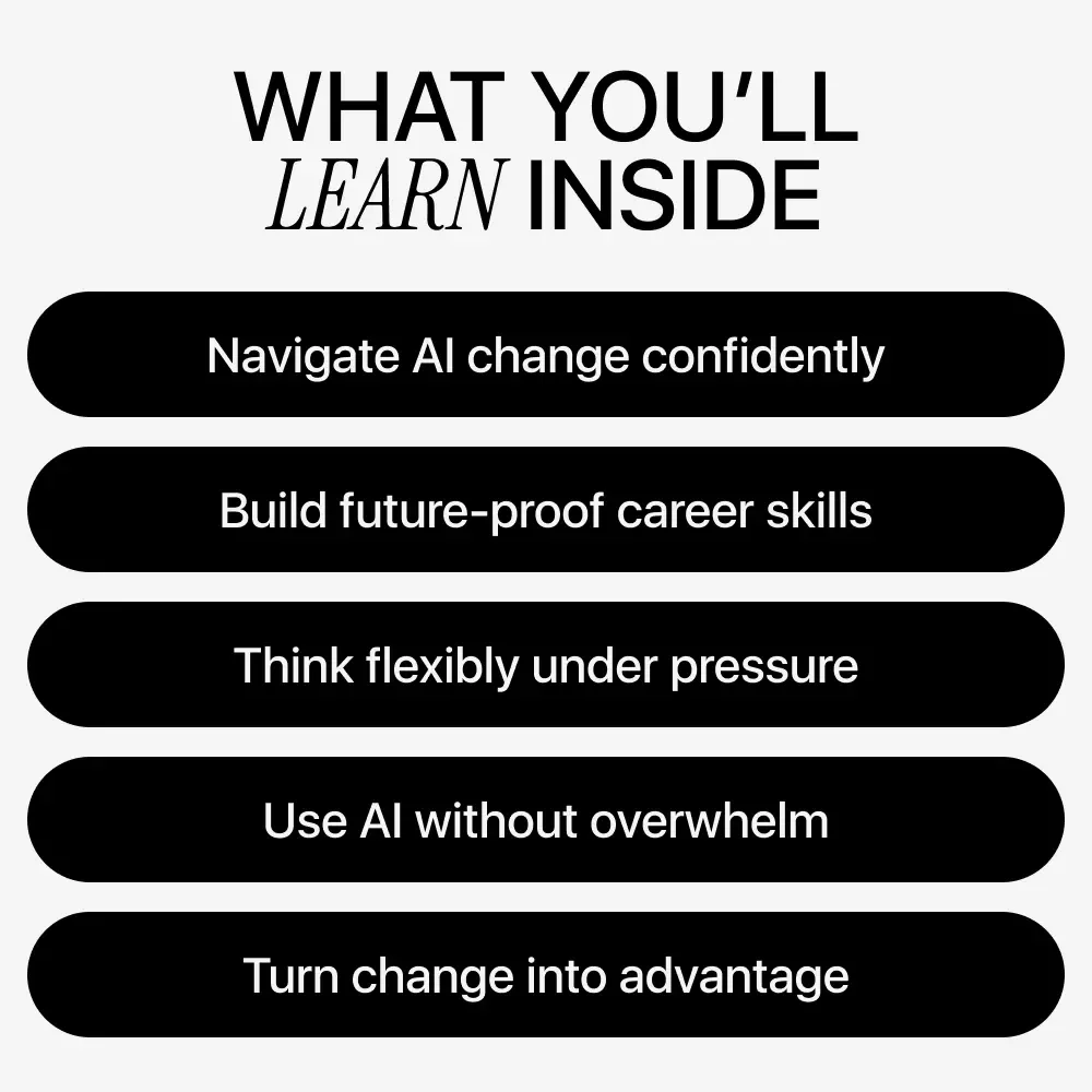 Stay Relevant in the Age of AI – Practical Guide to Building Adaptability Skills in AI Era for Career Growth, Future-Proof Mindset & Smarter Use of AI Tools