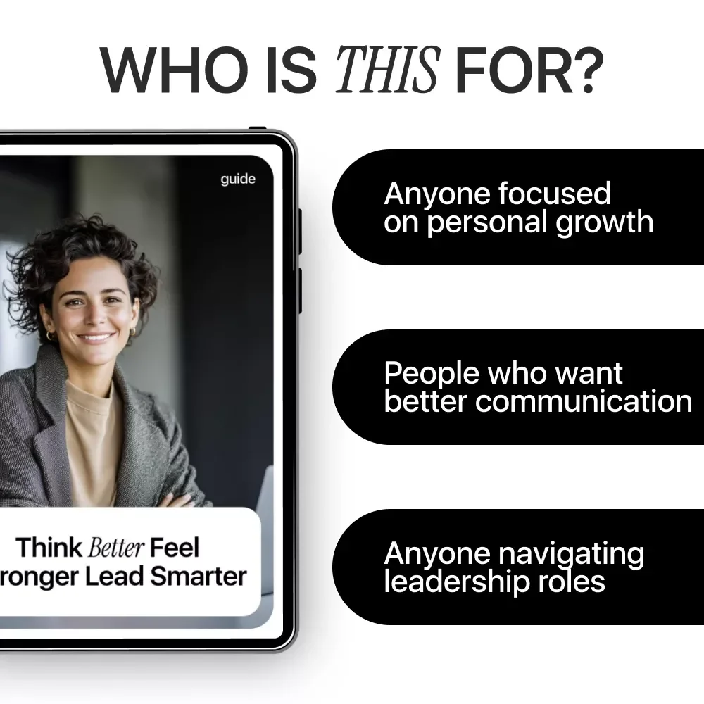 Think Better Feel Stronger Lead Smarter – A Practical Guide to Emotional Intelligence with AI Tools for Modern Leaders & Professionals