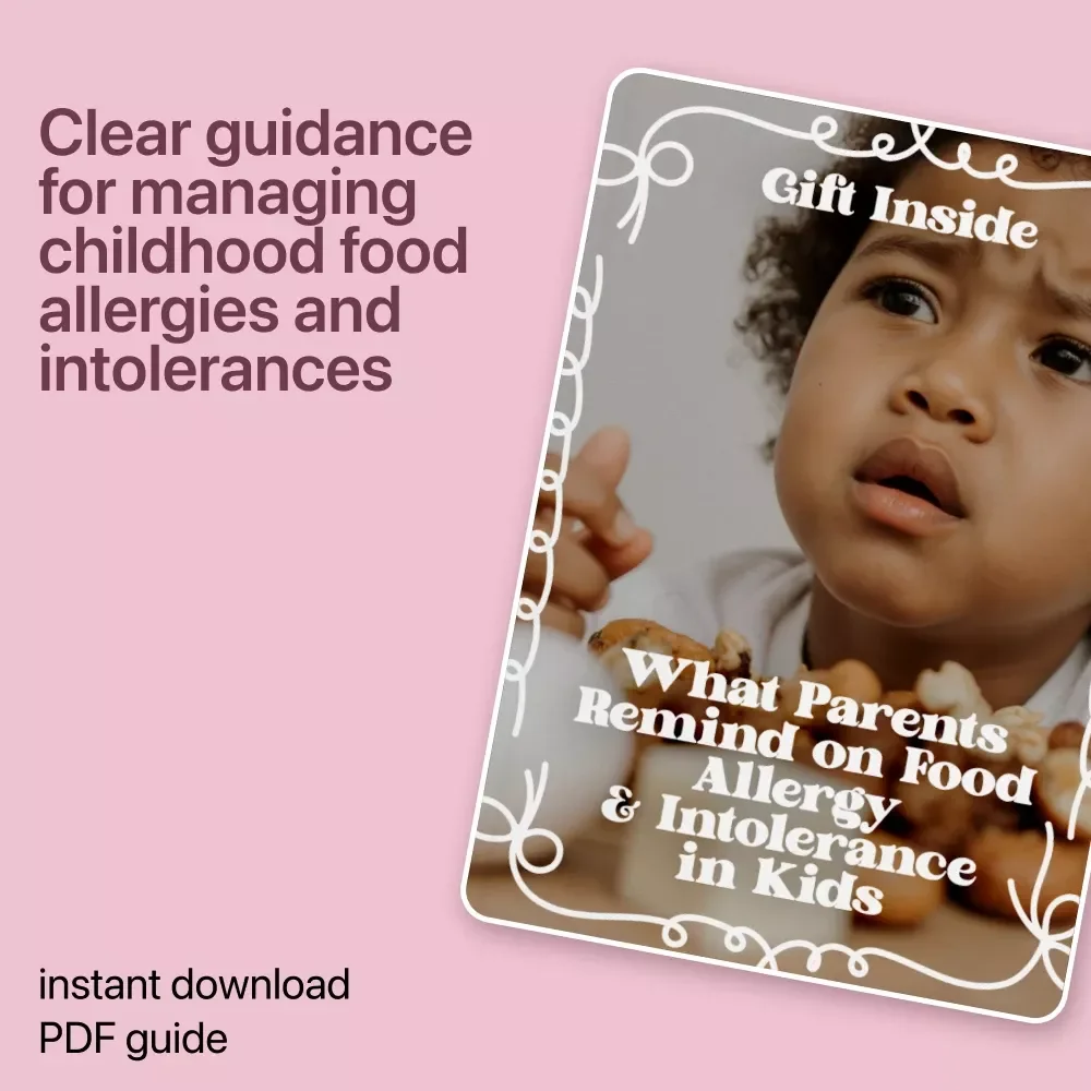 What Parents Remind on Food Allergy & Intolerance in Kids – Practical Parent Guide to Understanding Food Allergy vs Intolerance in Kids