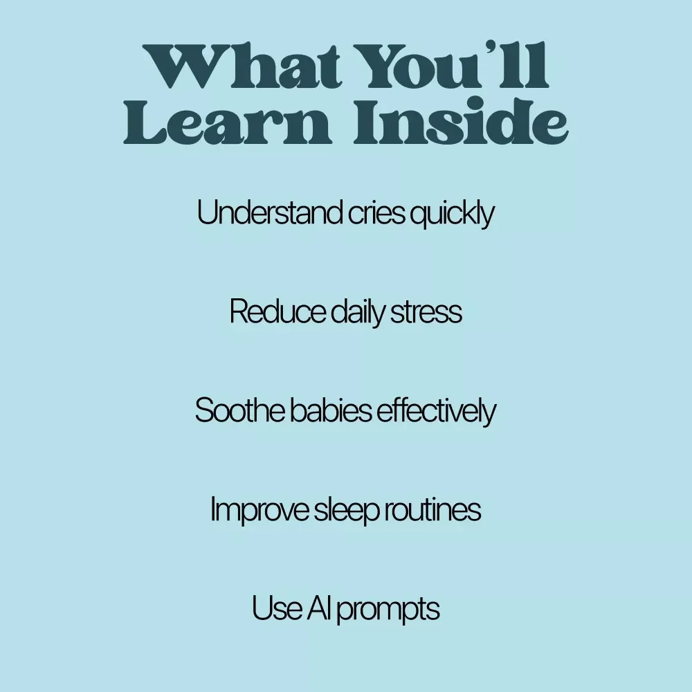 When Babies Cry, What They Need – Practical Guide to Baby Crying Reasons for New Parents & Caregivers