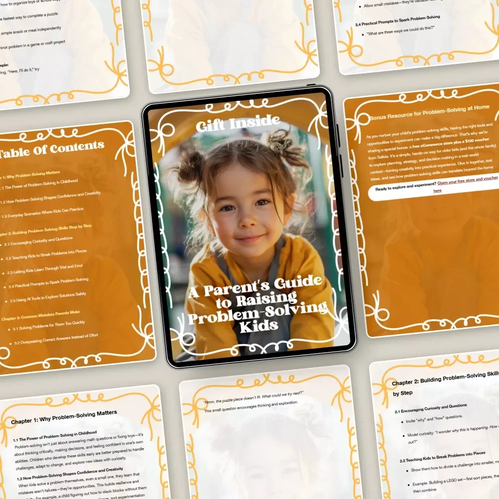 A Parent’s Guide to Raising Problem-Solving Kids | Practical Parenting Guide on how to encourage problem-solving in kids | Confidence, Creativity & Lifelong Skills