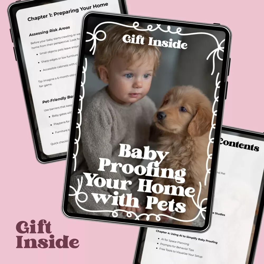 Baby Proofing Your Home with Pets – Practical Safety Guide for New Parents, Pet Owners & Baby Proofing for Pets Digital Download