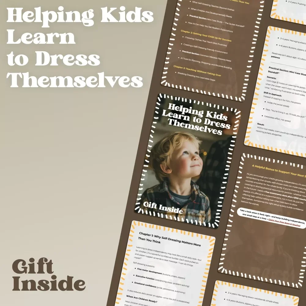 Helping Kids Learn to Dress Themselves – Practical Parenting Guide on how to encourage self-dressing, Build Independence, Daily Routines, Toddler & Preschool Skills
