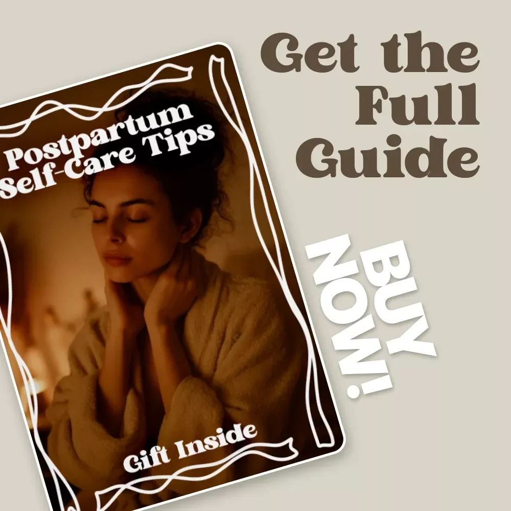 Postpartum Self-Care Tips Guide | Digital Download for New Moms | Holistic Postpartum Self-Care Recovery & Wellness