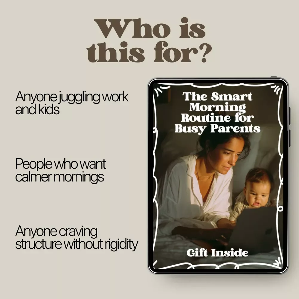 The Smart Morning Routine for Busy Parents | Morning Routine for Working Parents Guide, Stress-Free Mornings, Productivity & Family Balance
