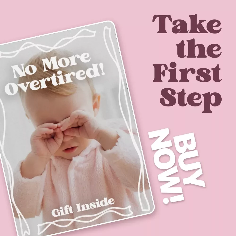 No More Overtired – Baby Sleep Checklist | Spot Baby Overtired Signs Early | Printable Newborn & Infant Sleep Guide
