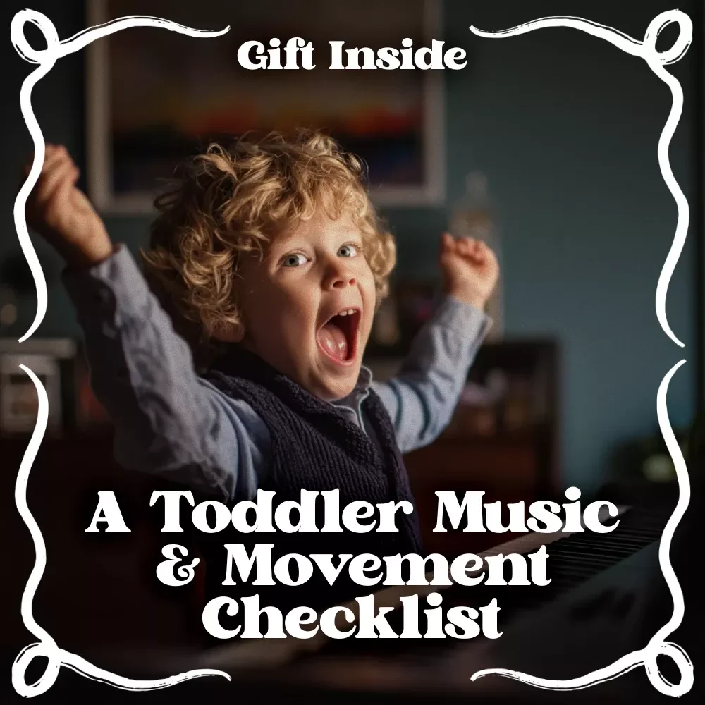 A Toddler Music & Movement Checklist | Easy Toddler Music and Movement Activities for Playful Learning at Home