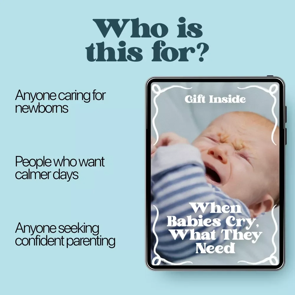 When Babies Cry, What They Need – Practical Guide to Baby Crying Reasons for New Parents & Caregivers