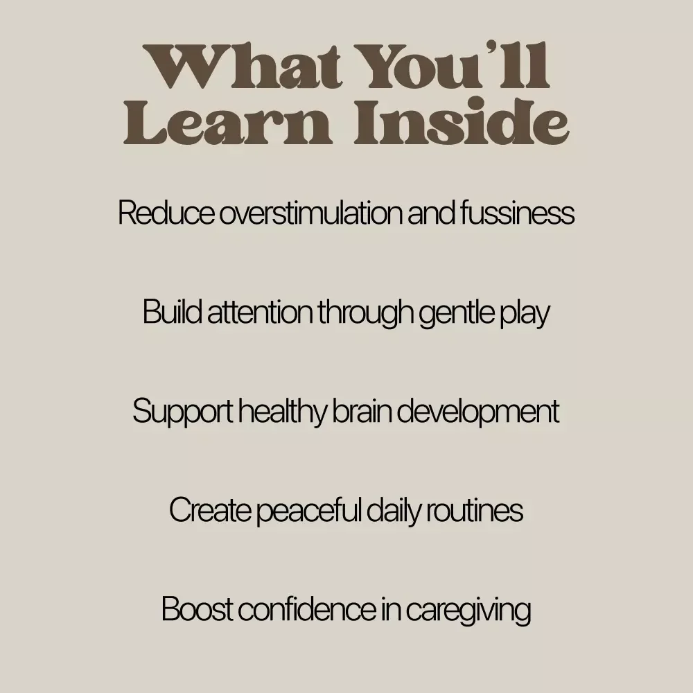 Quiet Playtime for Babies | Digital eBook Guide for Calm, Focused Play | Quiet Playtime for Babies Activities & Routines