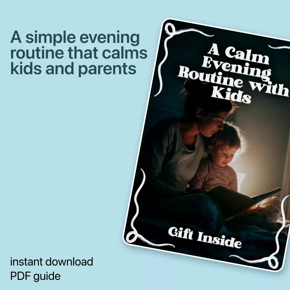 A Calm Evening Routine with Kids – A Gentle Guide for an evening routine after work with kids | Peaceful Nights & Family Flow