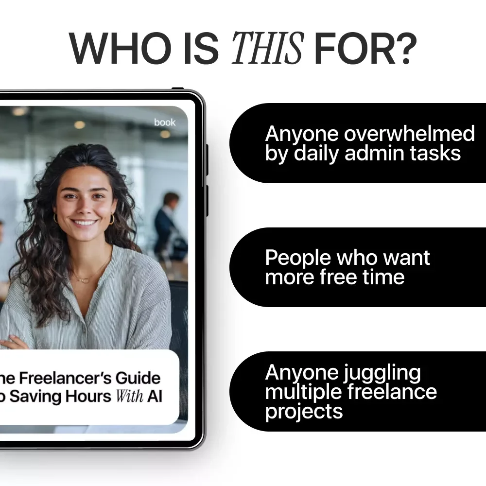 The Freelancer’s Guide to Saving Hours with AI – Smart Systems & ai time saving tools for freelancers eBook