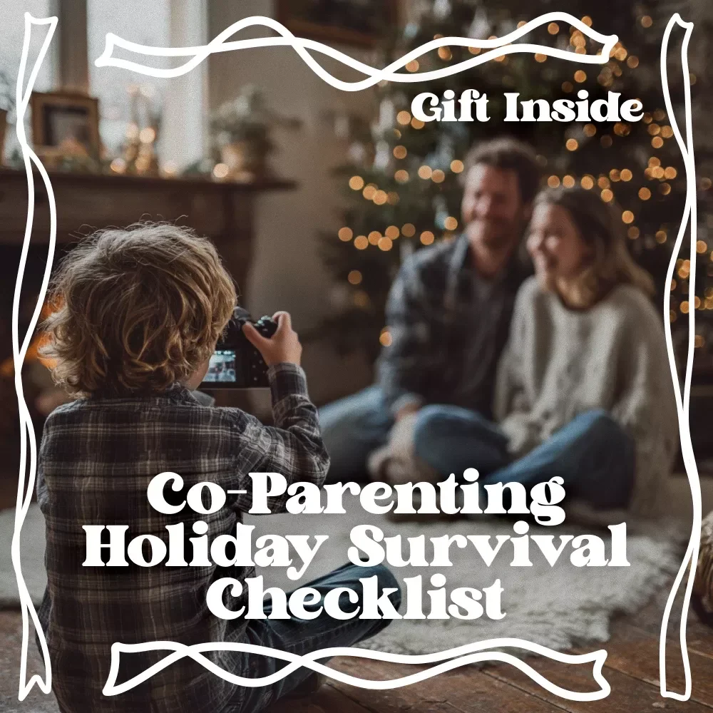 Co-Parenting Holiday Survival Checklist | Stress-Free Co-Parenting Holiday Planning | Digital Download Checklist