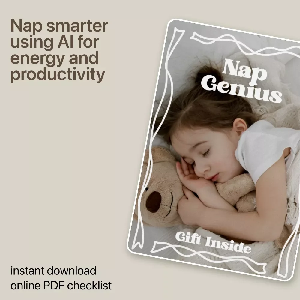 Nap Genius – AI-Powered Nap Guide & Productivity Reset eBook | Smart Napping, Micro-Nap Mastery & Energy Optimization Digital Download
