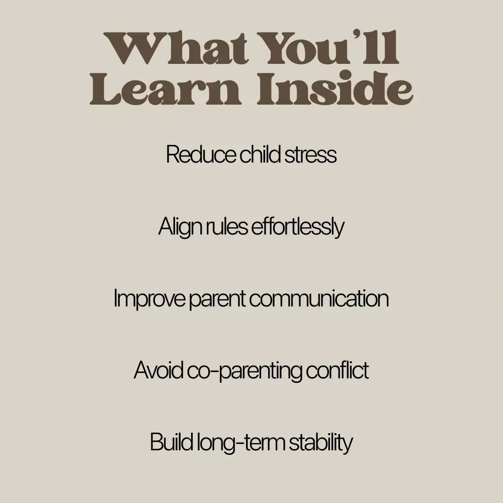 Co-Parenting in Sync: Mastering Consistency for Happy Kids | Practical Ebook for Co-Parenting Rules Consistency, Communication & Peaceful Parenting