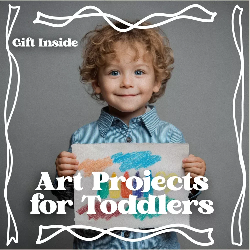 Art Projects for Toddlers – Printable Toddler Art Guide, Creative Activities eBook, Easy & Safe Art Ideas for Ages 1–4, Digital Download for Parents & Educators