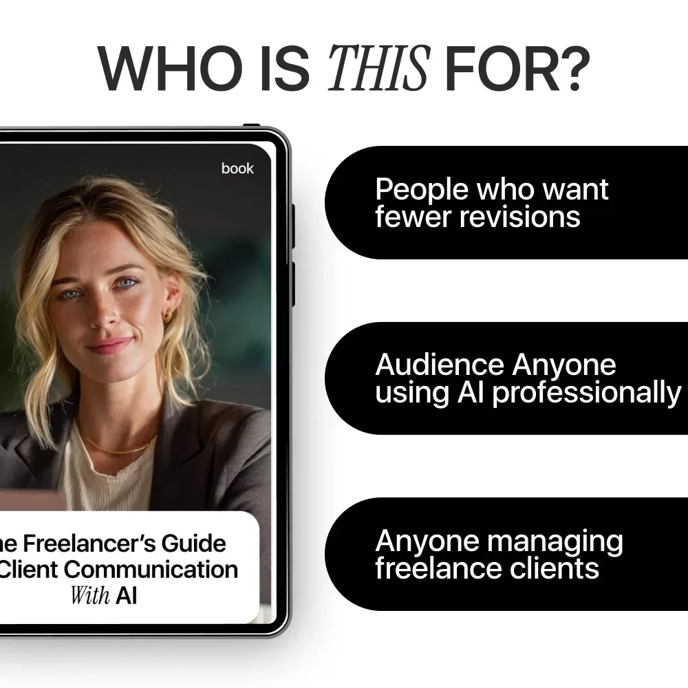 The Freelancer’s Guide to Client Communication with AI – eBook for ai client communication for freelancers, Clear Messaging, Client Management & Professional Systems