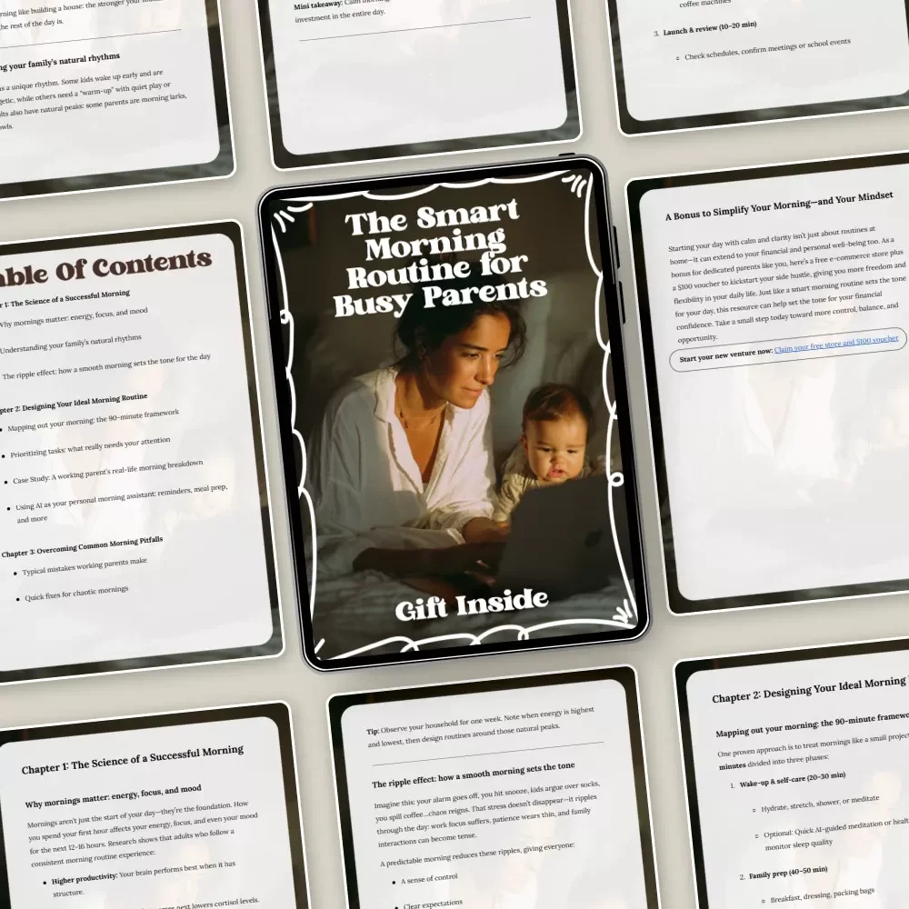The Smart Morning Routine for Busy Parents | Morning Routine for Working Parents Guide, Stress-Free Mornings, Productivity & Family Balance