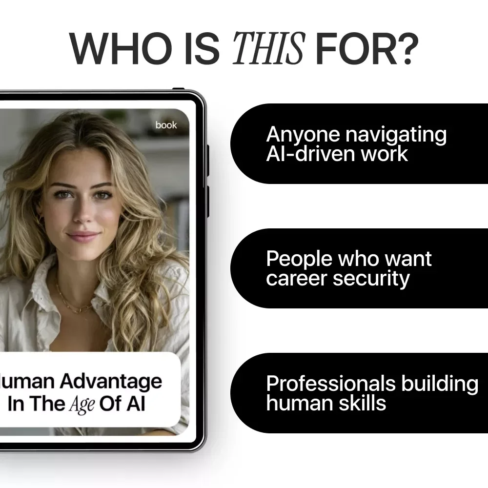 Human Advantage in the Age of AI | Practical Ebook on Soft Skills in AI Era, Communication, Critical Thinking & Future-Proof Careers