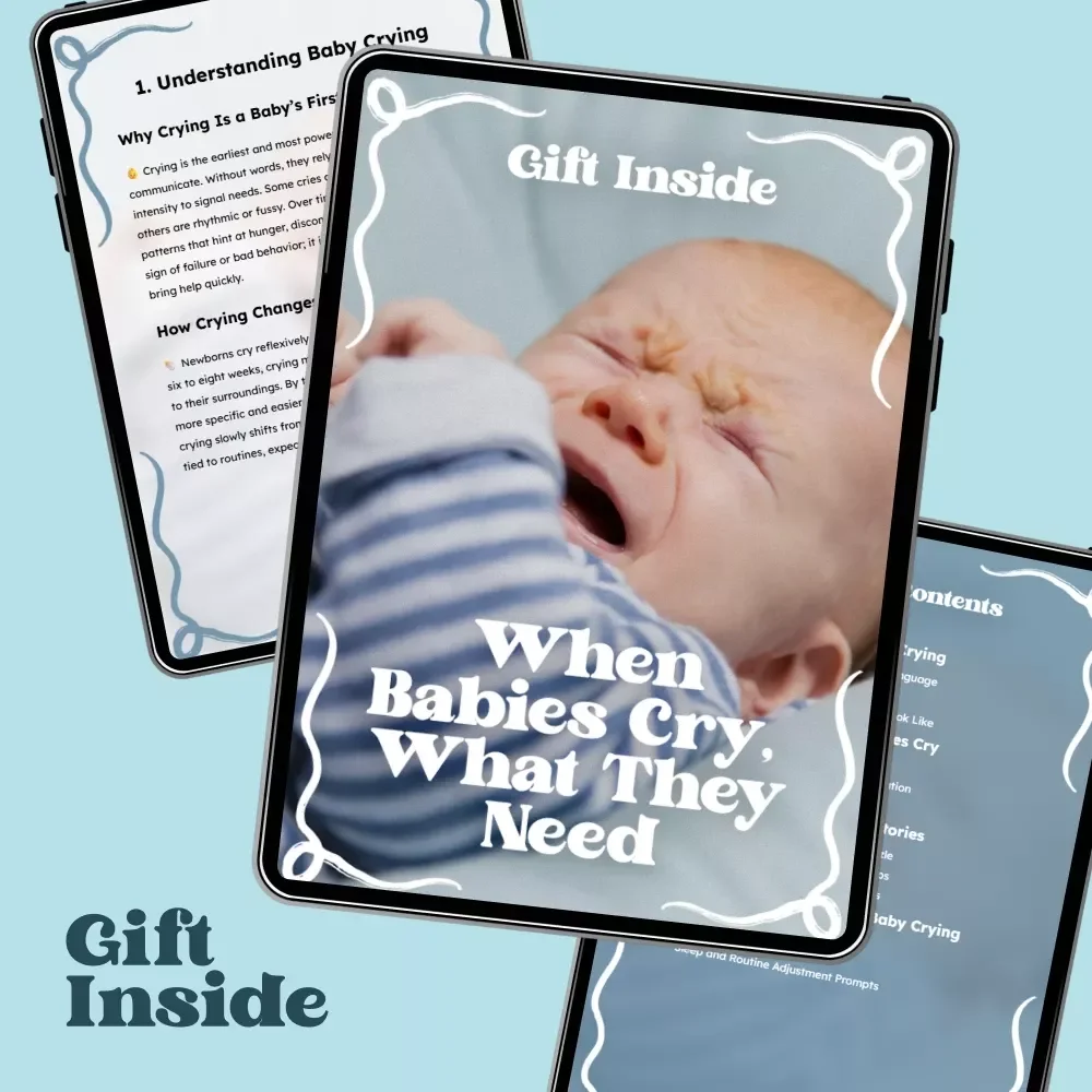 When Babies Cry, What They Need – Practical Guide to Baby Crying Reasons for New Parents & Caregivers