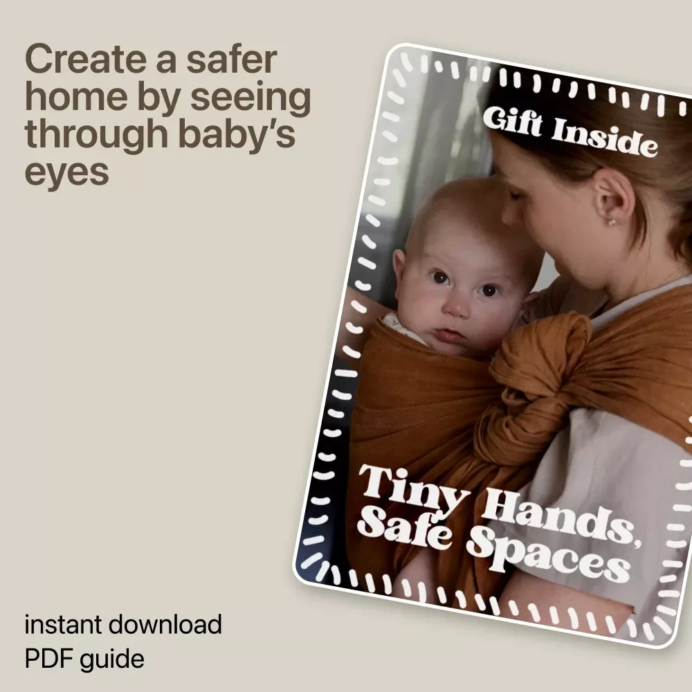 Tiny Hands, Safe Spaces – Baby Proofing Guide for New Parents | Home Safety eBook, Room-by-Room Checklist & Smart Planning Resource