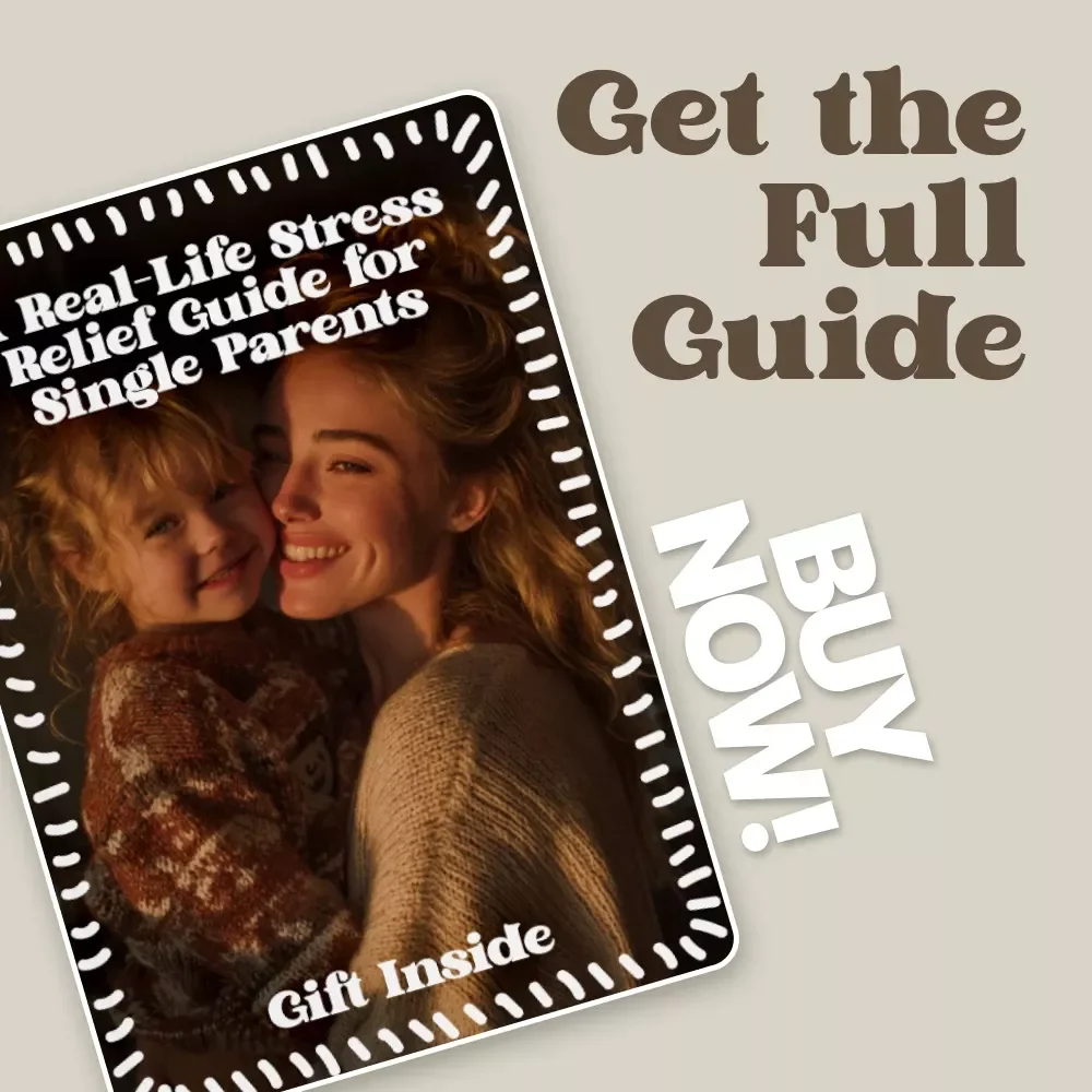 A Real-Life Stress Relief Guide for Single Parents | Practical eBook for single parent stress relief, Calm Routines & Emotional Support
