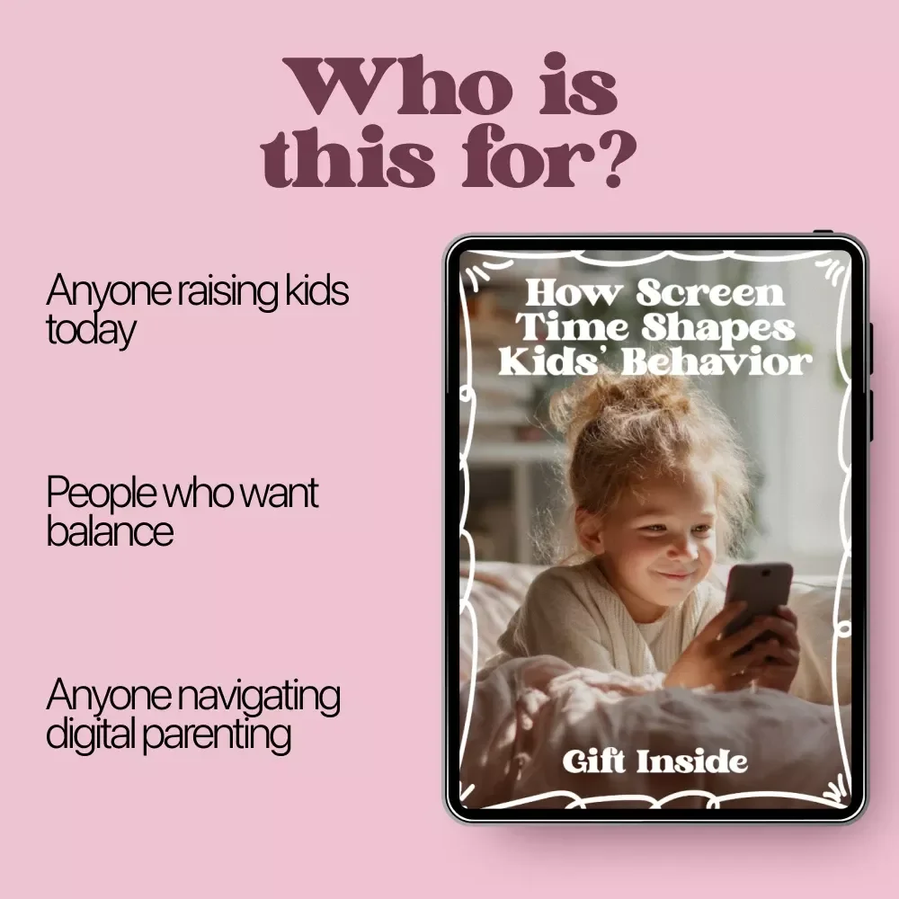 How Screen Time Shapes Kids’ Behavior | Parenting eBook Exploring screen time and behavior links, Digital Guide for Modern Families