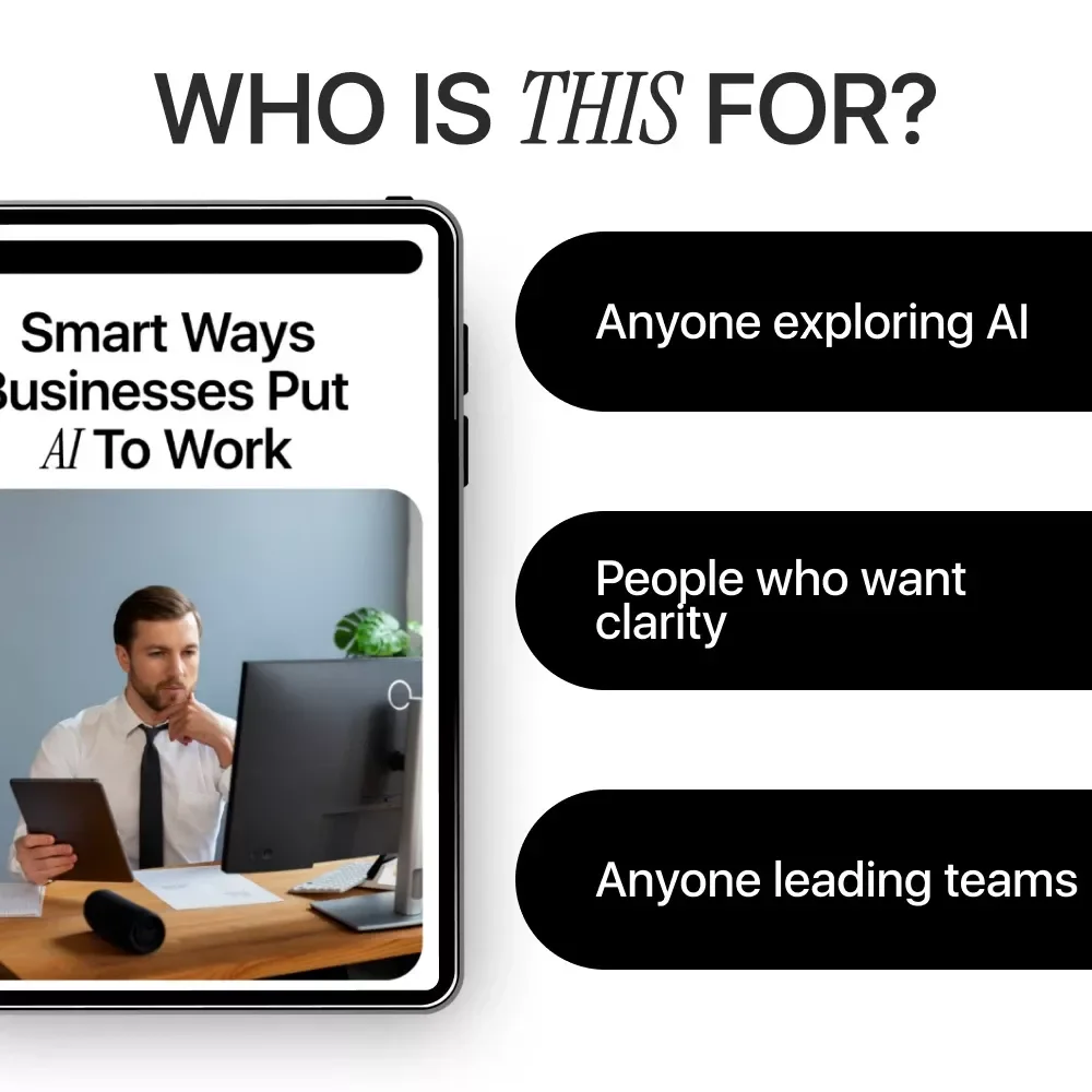 Smart Ways Businesses Put AI to Work – AI Use Cases for Business Guide, Digital Download, Automation Playbook for Teams, Small Business AI Strategy