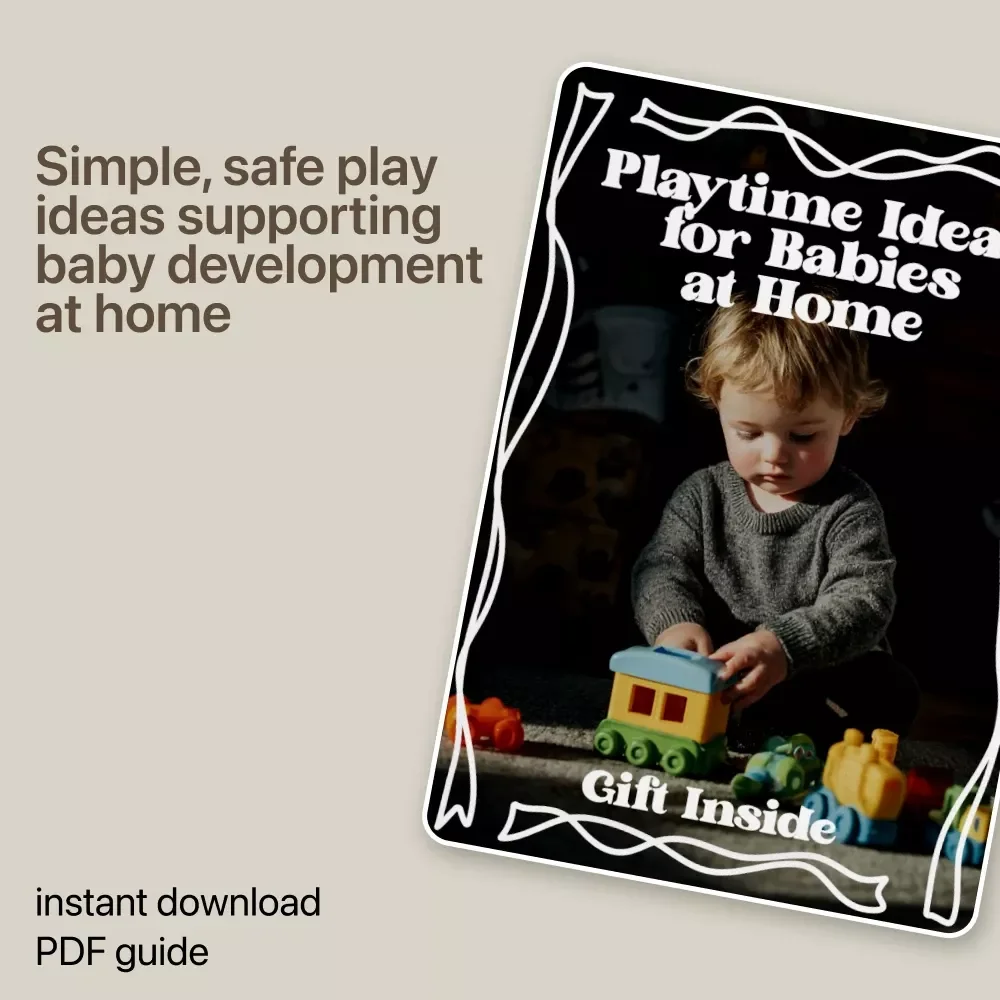 Playtime Ideas for Babies at Home | Digital Baby Activity eBook for Sensory Play, Motor Skills & Development