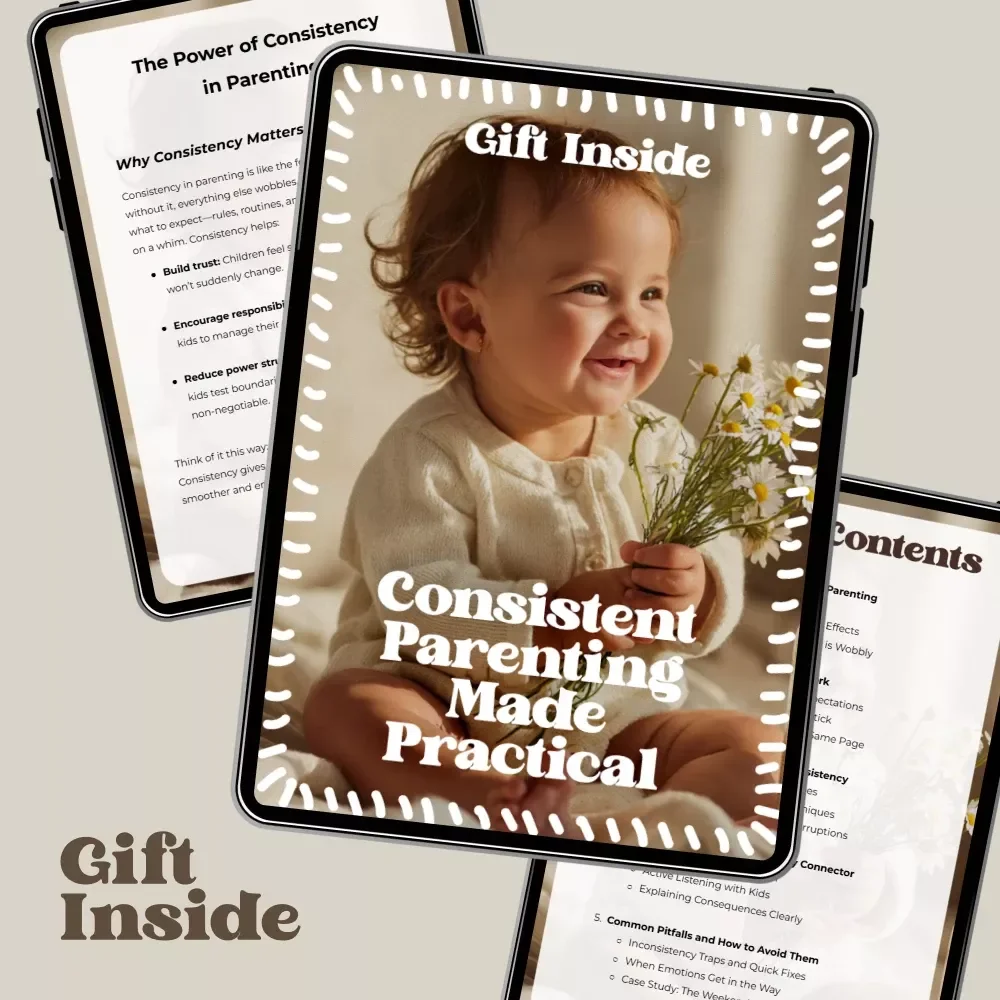 Consistent Parenting Made Practical – A Step-by-Step Ebook for Calm Homes, Clear Rules, and Everyday Parenting Consistency Tips